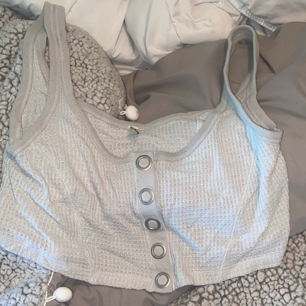 Free People never worn cropped tank